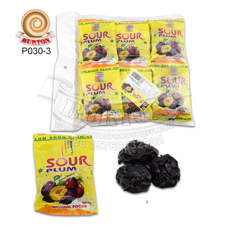 Chinese tasty sour preserved fruit dried plum