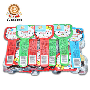 Funny halal sweet and fresh big cat chocolate candy and umbrella toy