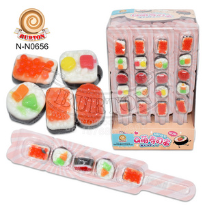 Funny sushi shape Japanese food gummy candy string fruit flavor gummy candy