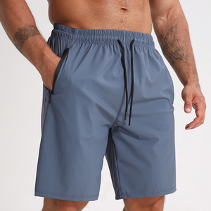 87%Nylon 13 %Spandex Men Running Shorts Sweat Athletic Gym Shorts Quick Dry Casual Shorts for Fitness