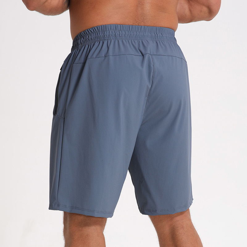 87%Nylon 13 %Spandex Men Running Shorts Sweat Athletic Gym Shorts Quick Dry Casual Shorts for Fitness