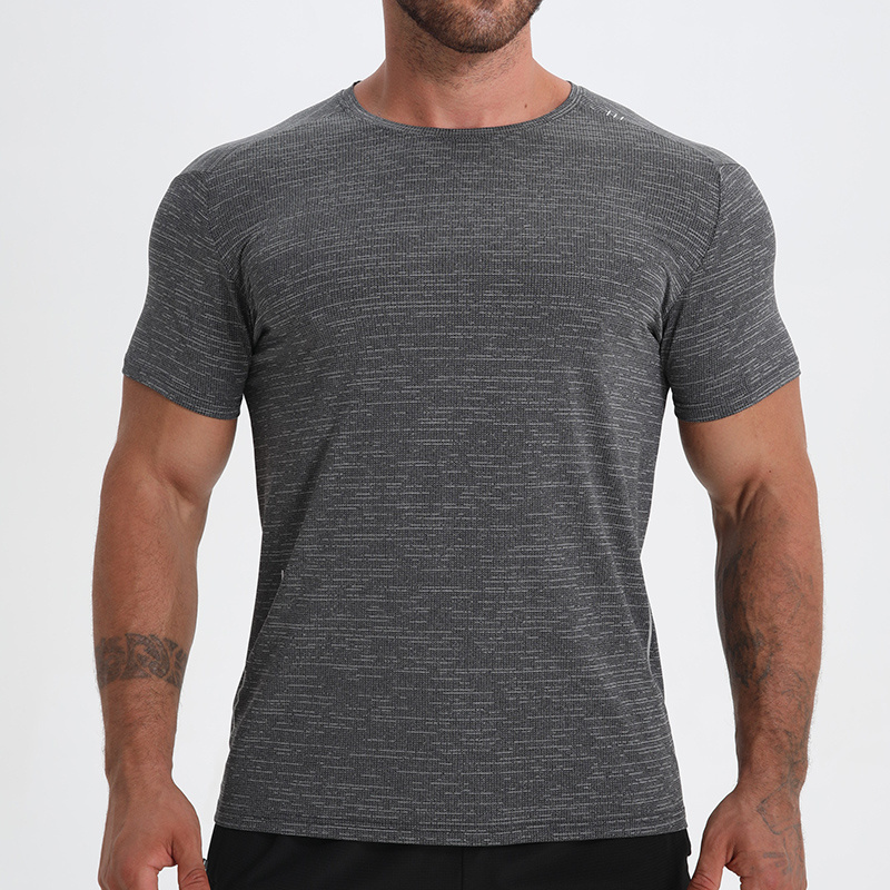 90 Polyester 10 Spandex T Shirts Wholesale Bodybuilding Gym Workout Shirts Men Outdoor Activewear T Shirt