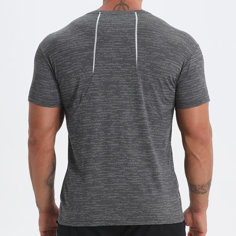 90 Polyester 10 Spandex T Shirts Wholesale Bodybuilding Gym Workout Shirts Men Outdoor Activewear T Shirt