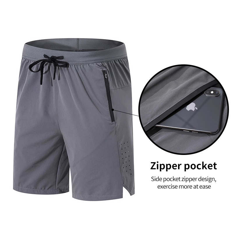 Men Gym Shorts Nylon Quick Dry bermuda Shorts Blank Custom Logo Sportswear Workout Jogger running Shorts For Men