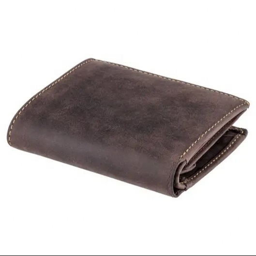 New Product Crazy Horse Leather Genuine Wallet Men's Business Wallet Leather Coin Purse LW-0153