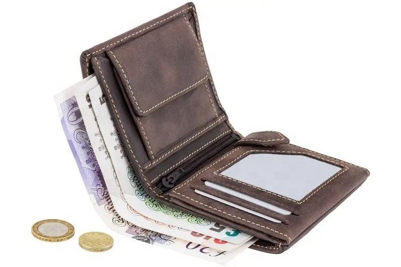 New Product Crazy Horse Leather Genuine Wallet Men's Business Wallet Leather Coin Purse LW-0153