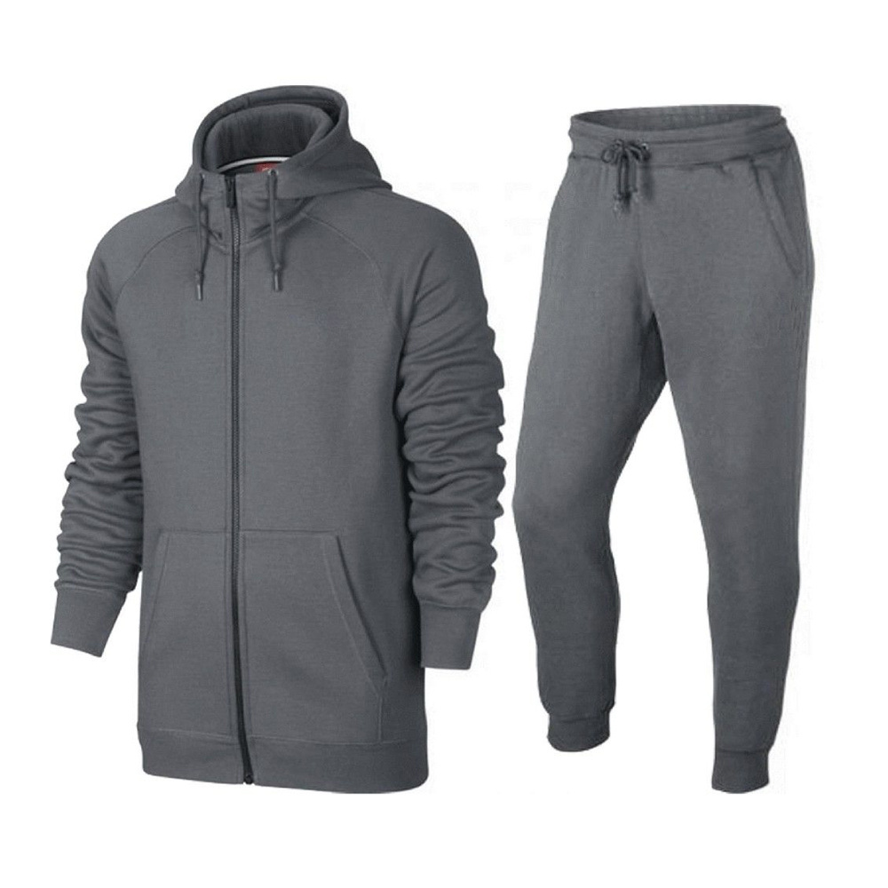 Half Zip Pullover And Cargo Pants Windproof Two Piece Set Men Nylon Track Suit Training & Jogging Wear