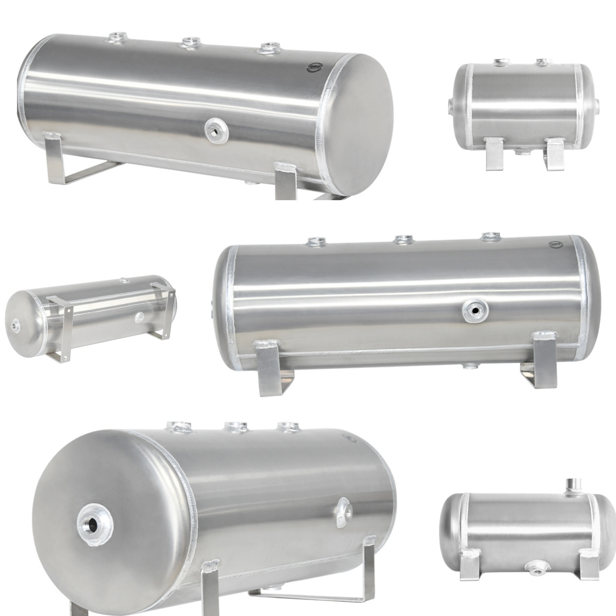 Trailer parts & accessories Air Reservoir/air cylinder  Aluminum Air Tanks manufacturer for Truck and Trailer Brake System