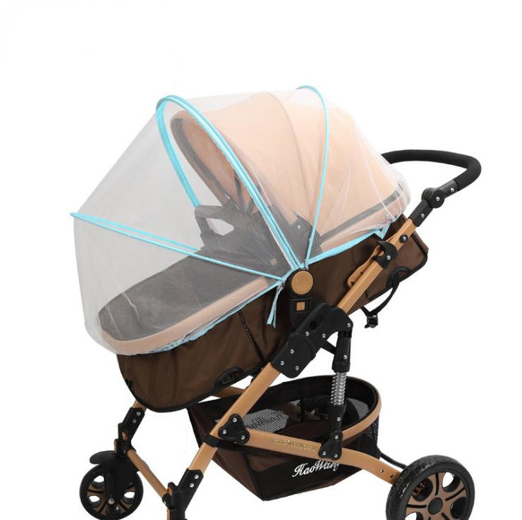 Stroller Accessories Universal baby buggy bed net zip-up Bed net infill umbrella bed net cover for children