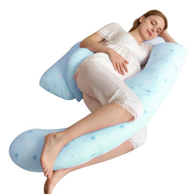 U-shaped multi-functional pregnant women pillow waist side supportingabdominal cushion pillow