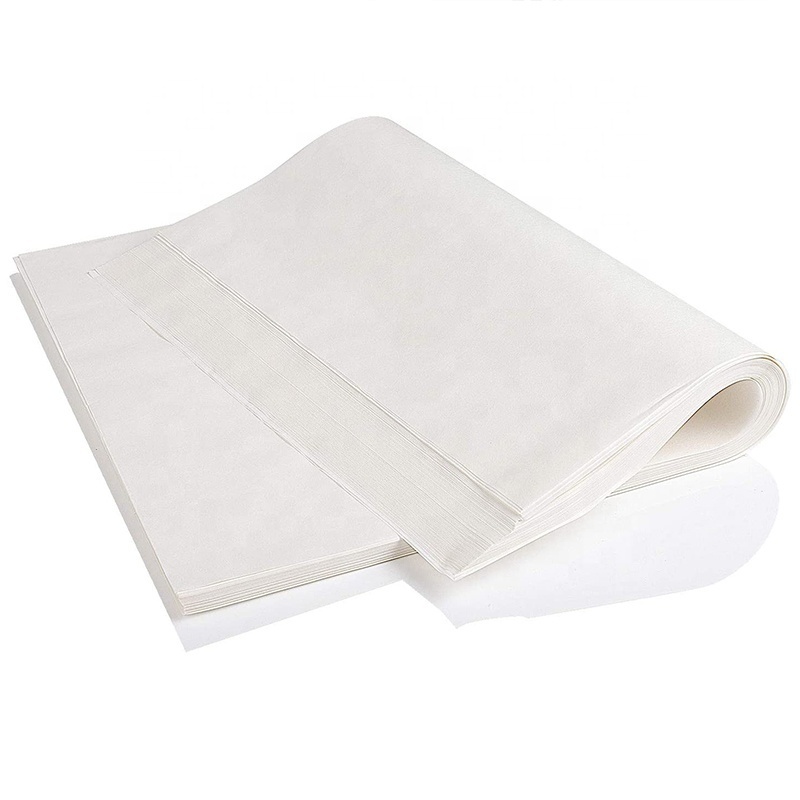 White Non-stick Parchment Paper Sheets Unbleached Precut Disposable Baking Paper for Baking Pans