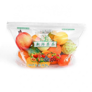 Recycle CPP Polyethylene Micro Perforated Plastic Bag for Fresh Vegetable Fruit Packaging