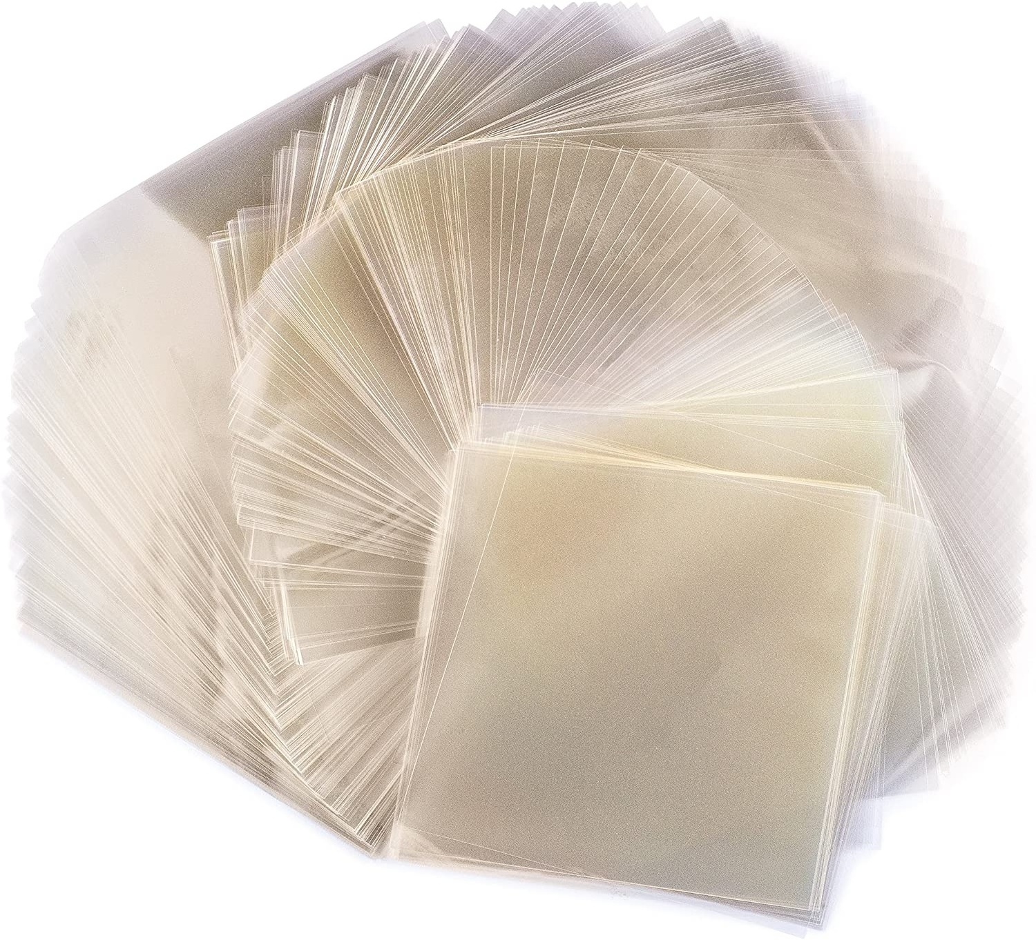 Wholesale 5x5 Inch Transparent Cellophane Wrappers Custom Clear Candy Wrapper