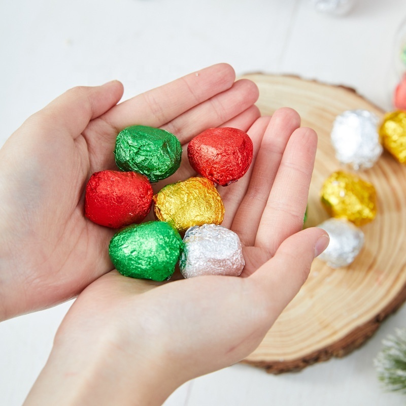 Colored Aluminum Chocolate Bar Foil Wrapper Christmas Chocolate Foil