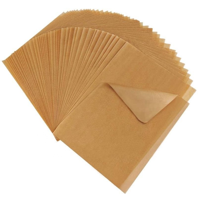 White Non-stick Parchment Paper Sheets Unbleached Precut Disposable Baking Paper for Baking Pans