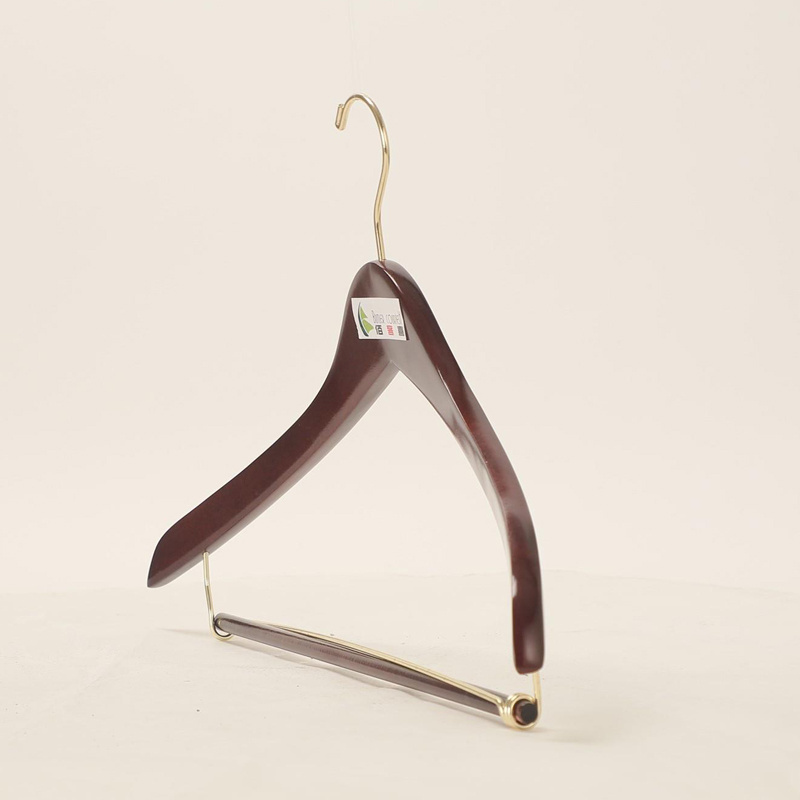 Alilbaba Wooden Hanger for Clothes Suit Coat Bar Anti Theft Best Sellers in 2020 China Wholesale buy cloth hanger