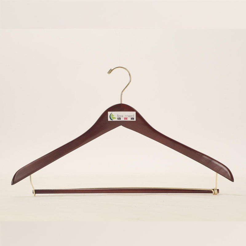 Alilbaba Wooden Hanger for Clothes Suit Coat Bar Anti Theft Best Sellers in 2020 China Wholesale buy cloth hanger