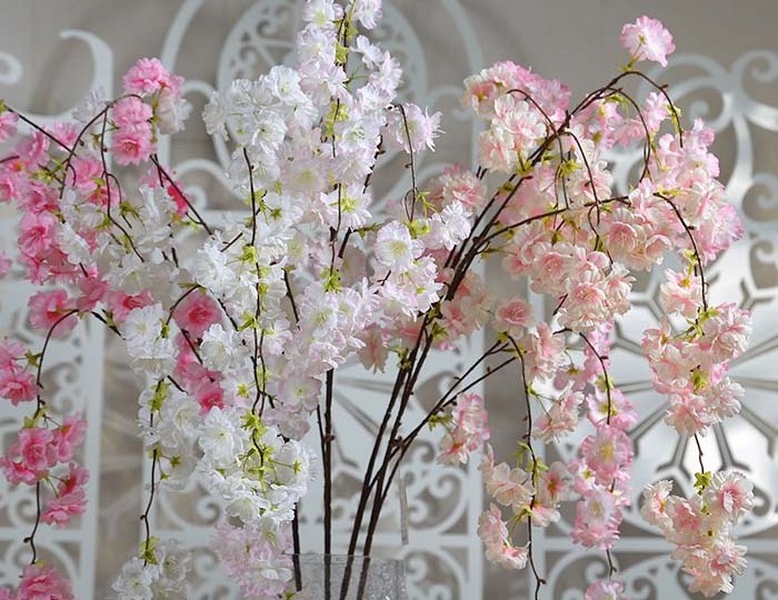 F18087 Artificial cherry blossom for cherry blossom tree centerpiece and flowers wedding