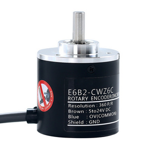 Incremental Rotary Encoder E6B2-CWZ6C CWZ5B CWZ3E CWZ1X 1024 100PPR OD 40mm Solid Shaft Rotary Encoder