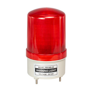 Factory Outlet High Performance Loud Sound Buzzer Rotating Warning Lamp Roadside Safety Flashing Led Warning Light