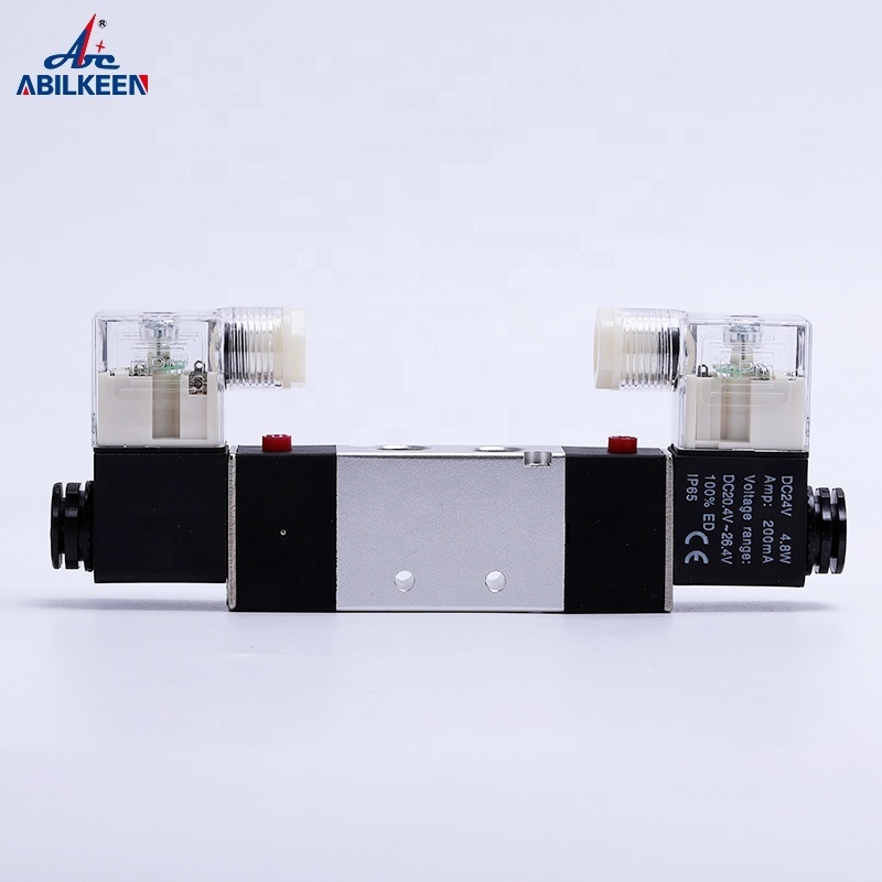 Factory Price 4V320-10 4V220-08 Double Coil Electrical Control 1/8