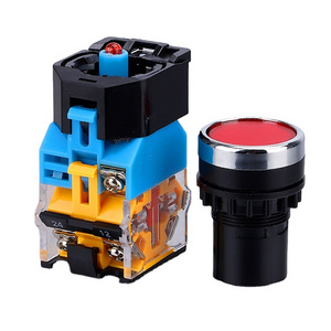 22mm Momentary Spring Return Push Button Switch 1NO+1NCFactory Price Latching Micro Push Button 10A