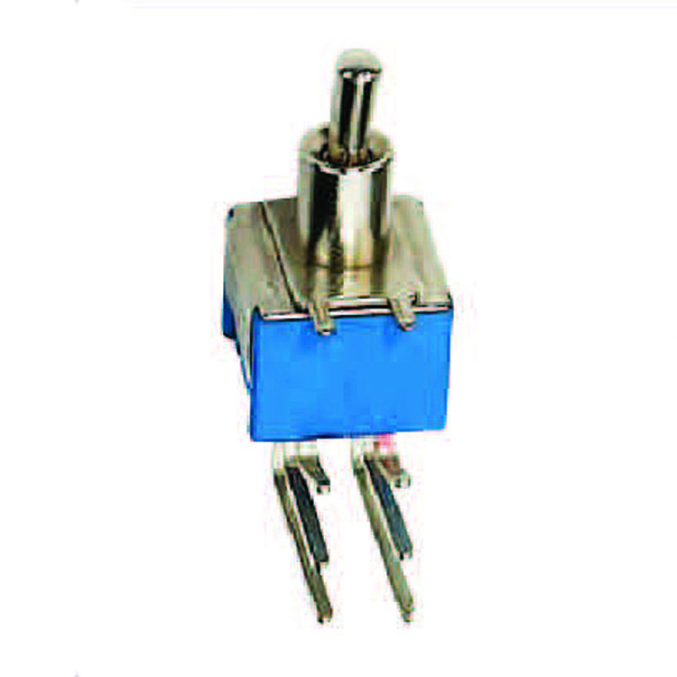 MTS-202-C4 4pin bent terminal DPDT PC solder terminal switch for machine 2 way toggle switch