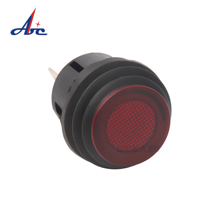 Waterproof LED Light Customized Rounded Rocker Toggle switch 20A 12V DC ON-OFF Illuminated For Boat Rocker Switch