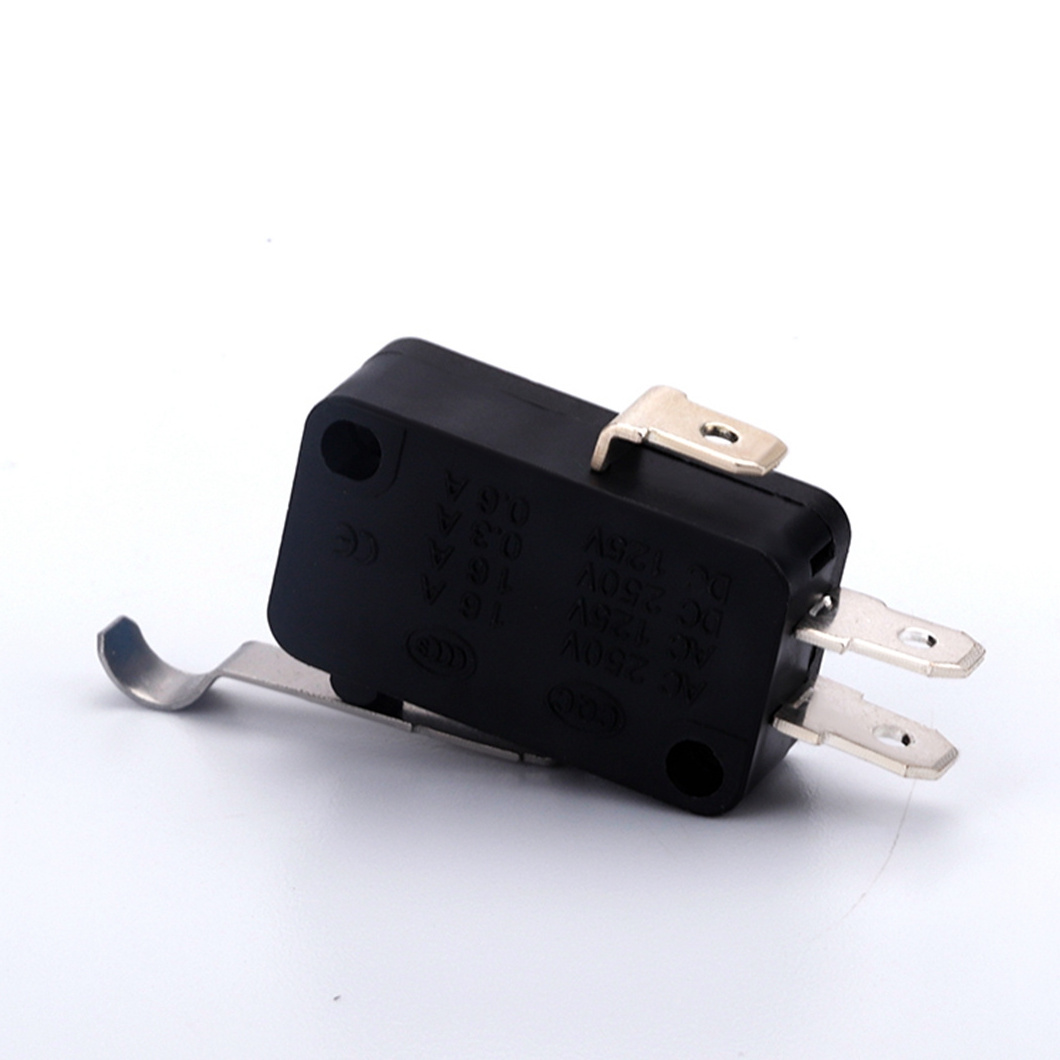 Electrical Miniature Black Micro with Lever Switch Lock Switch 250V micro limit switch