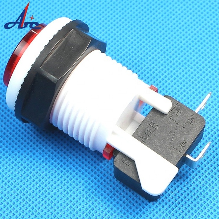 27mm Mounting Plastic Momentary Arcade PBS-29 Game Machine Switch Micro Push Button