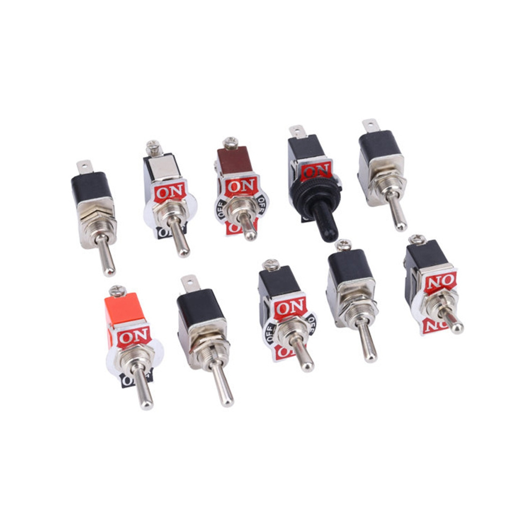 MTS-101 SPST ON-OFF 2-Pin  2 Position Switch 6A 125V 3A 250V Single Pole Toggle Switch