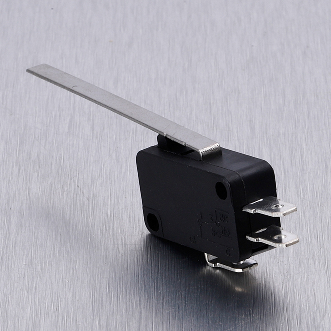 Electrical Miniature Black Micro with Lever Switch Lock Switch 250V micro limit switch