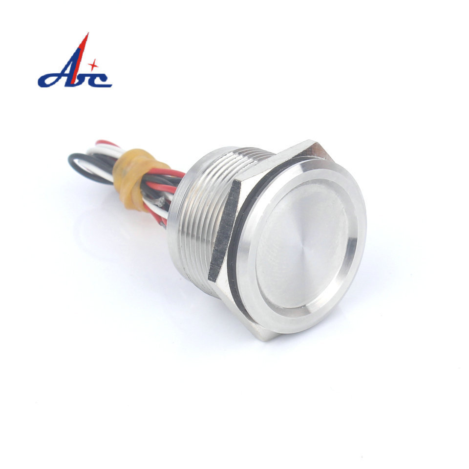 Stainless steel pushbutton switch ATEX Piezo switches IP69K Apem illuminated Switch