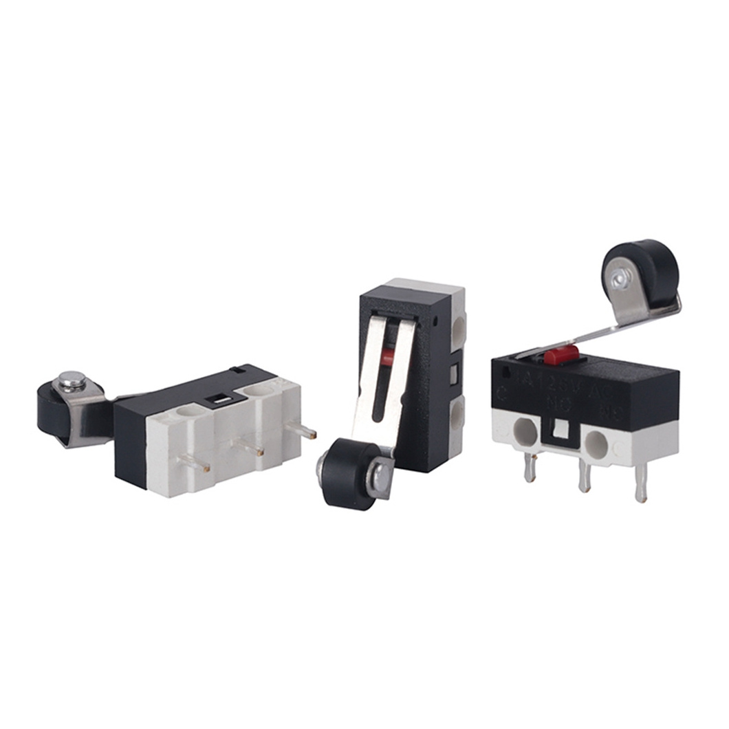 Mini Limit Switch Button Electrical Miniature Black Micro with Lever Switch Lock Switch 250V ...