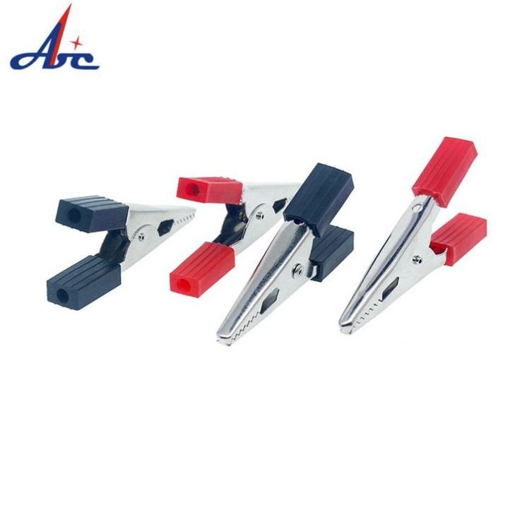 Wholesale Different Types Electrical 12V DC Connector Jack / DC Power Jack / DC Jack 106mm battery clip Crocodile Clamp Clip