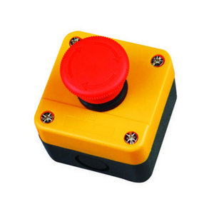 Red Mushroom Emergency Stop Push Button Switch E-Stop Control Box