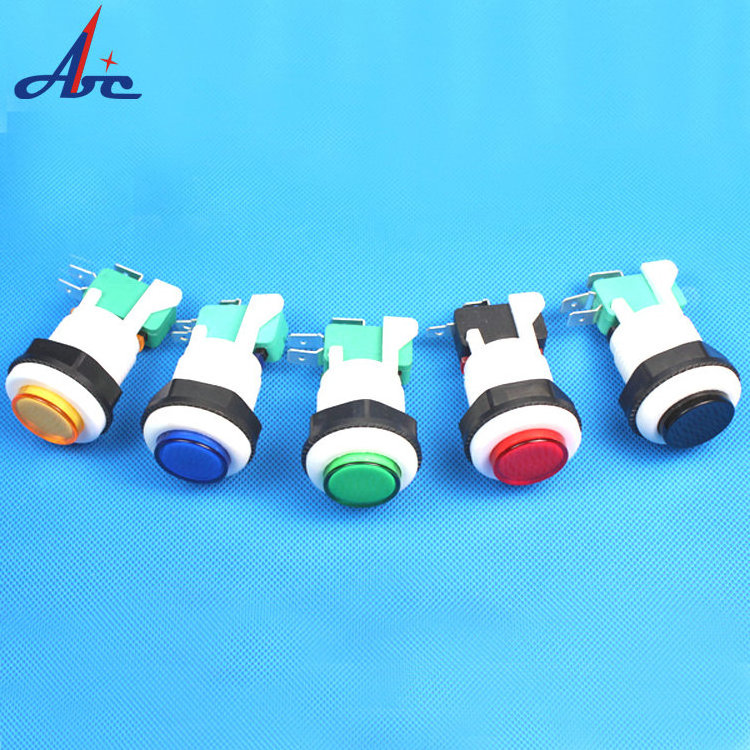 27mm Mounting Plastic Momentary Arcade PBS-29 Game Machine Switch Micro Push Button