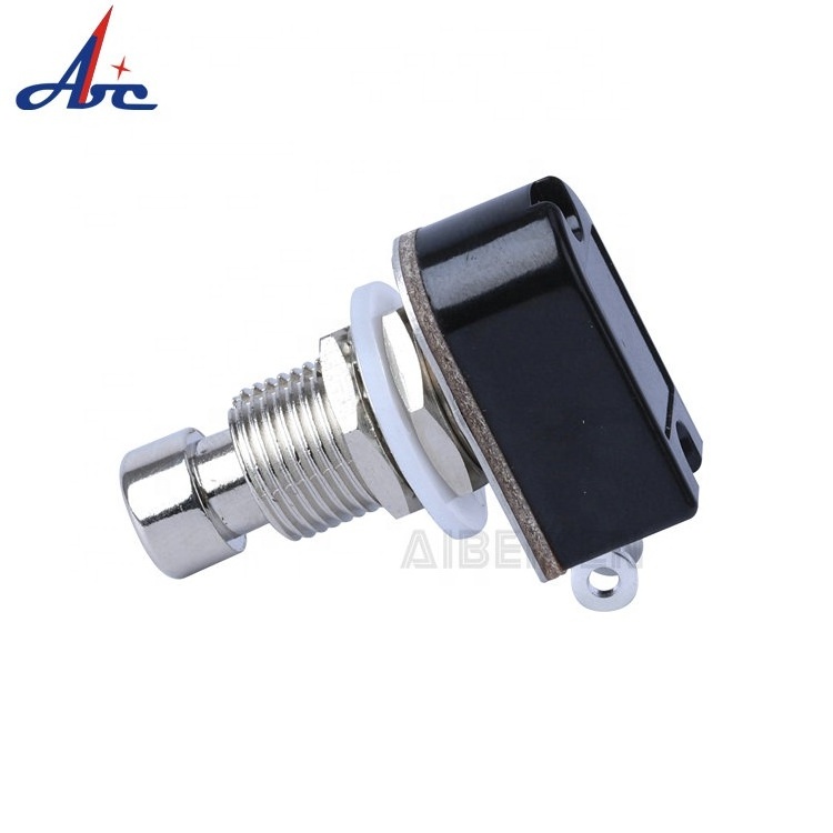 12mm OFF-(ON) 12V 2Pin Momentary Push Button Switch PBS-24B-4 Stomp Guitar Foot Pedal