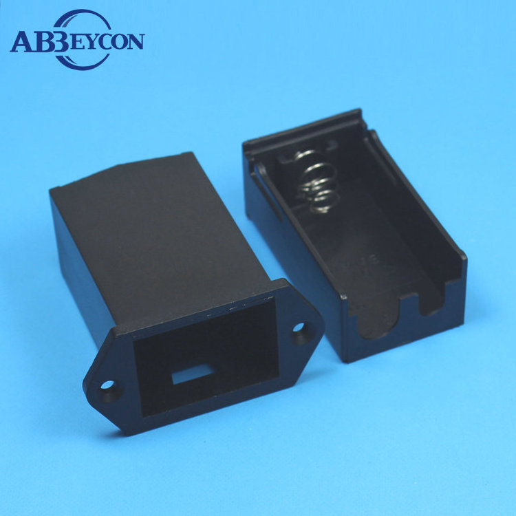 BH-029 Yueqing Abbeycon saftey battery holder with wire leads and cover mounting battery holder