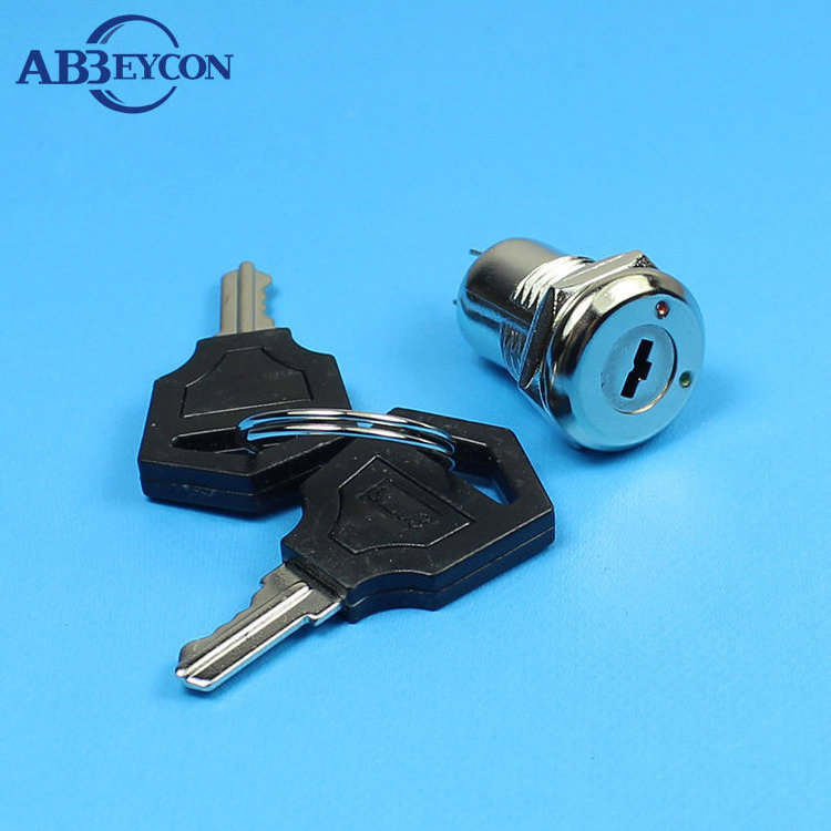 High quality Electronic Lock key switch 2 position/3 position Zinc Alloy Key Lock Switch/key operated switch