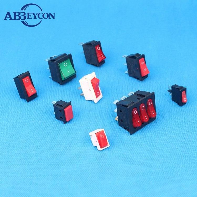 push button marine rocker switches 20A 12V car boat 4 way LED switch panel electrical water level control float switch