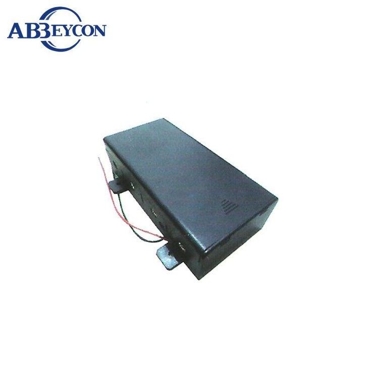 BH-029 Yueqing Abbeycon saftey battery holder with wire leads and cover mounting battery holder