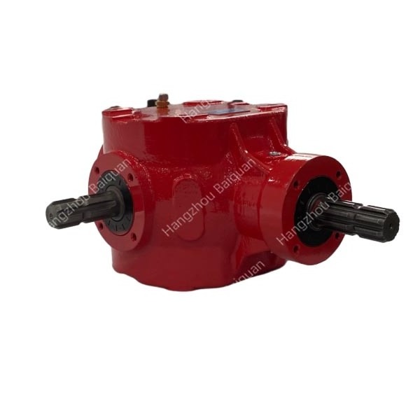 Agricultural Speed Reducer 43.54:1 Pto Gearbox For Sprinkler Truck And Fertilizer Spreader