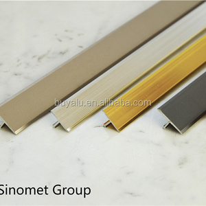 Aluminium edge tile trim floor T-shape trim transition strip for decoration