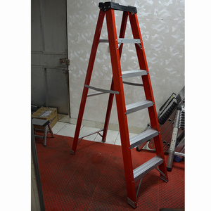 the latest design factory price telescopic  aluminum Ladder Fiberglass and Aluminum