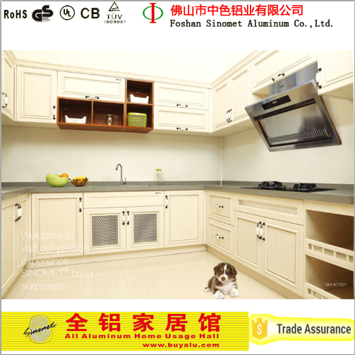 hot sell aluminum kitchen cabinet