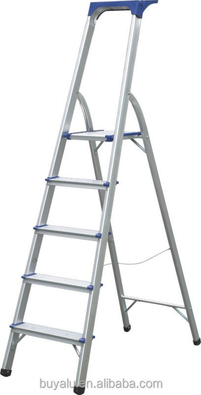 Anodized Silver Aluminum Step Ladders for home use