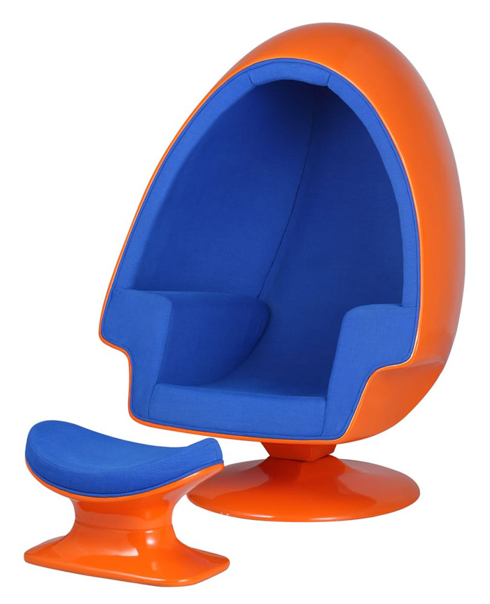 Egg Pod Chair Ottoman Modern Living Room speaker chair