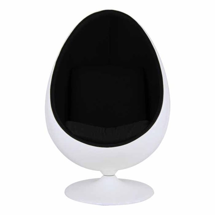 Modern Furniture Cheap Standing Swivel Fiberglass Adult Size blue egg chair