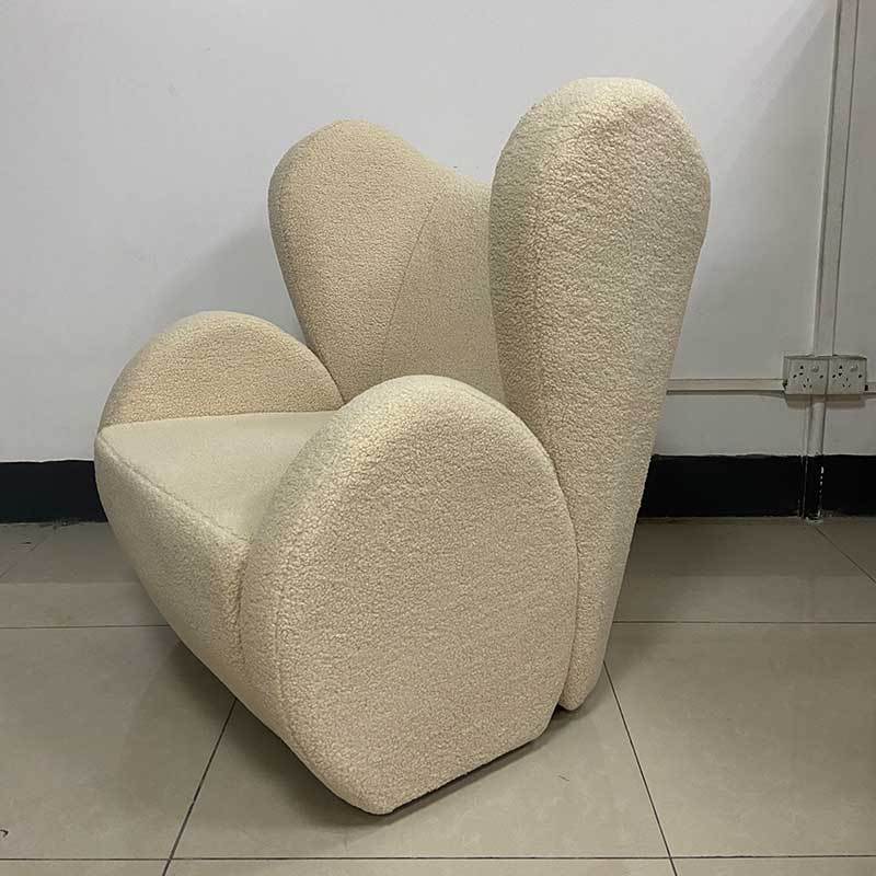 Bedroom apartment balcony single person leisure lounge chair fabric sofa chair